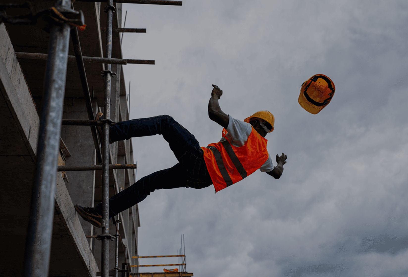 Falls from scaffolding,
ladders, or roofs