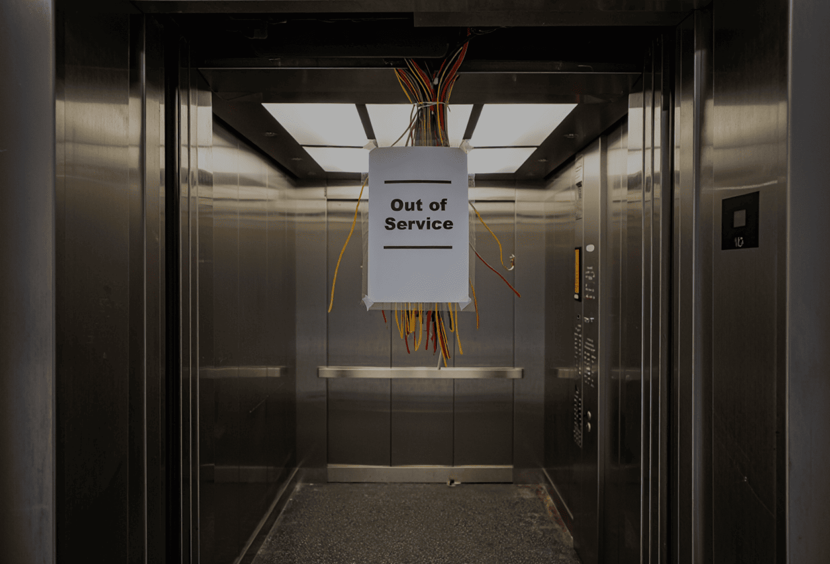 Elevator or escalator malfunctions