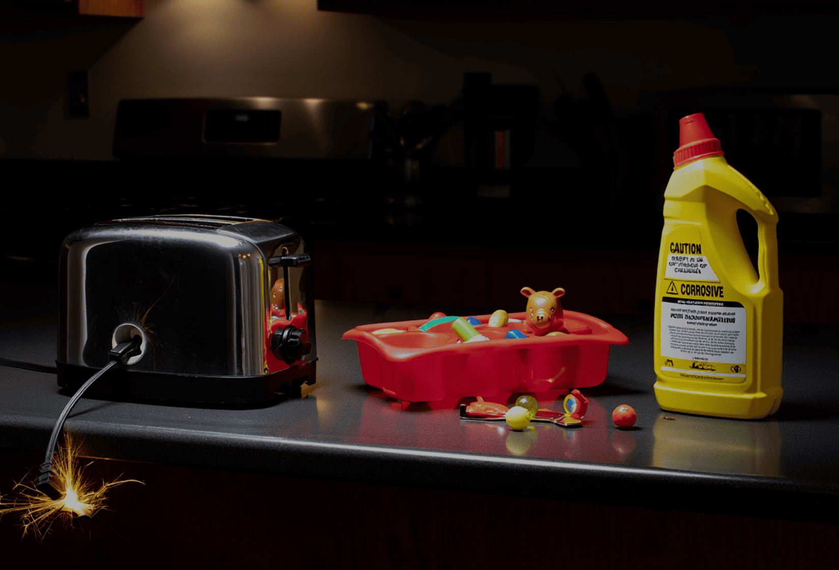 Consumer products
(toys, household appliances, cleaning chemicals)