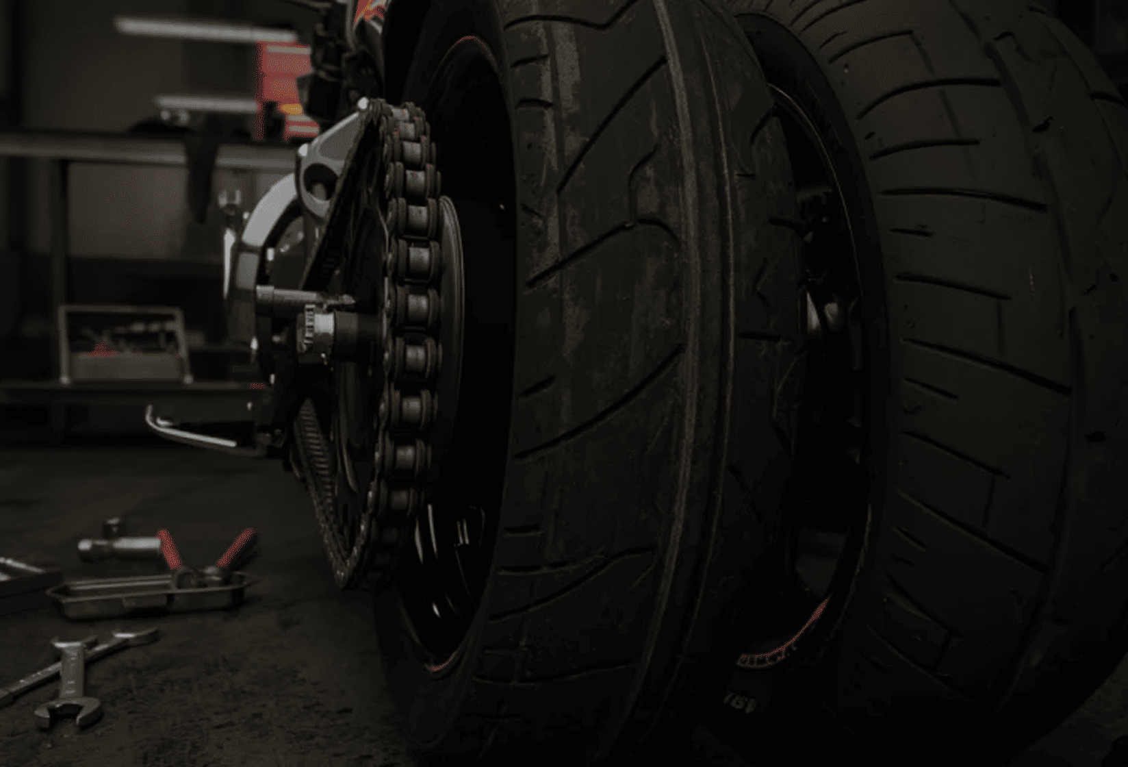 Defective motorcycle
parts or poor maintenance