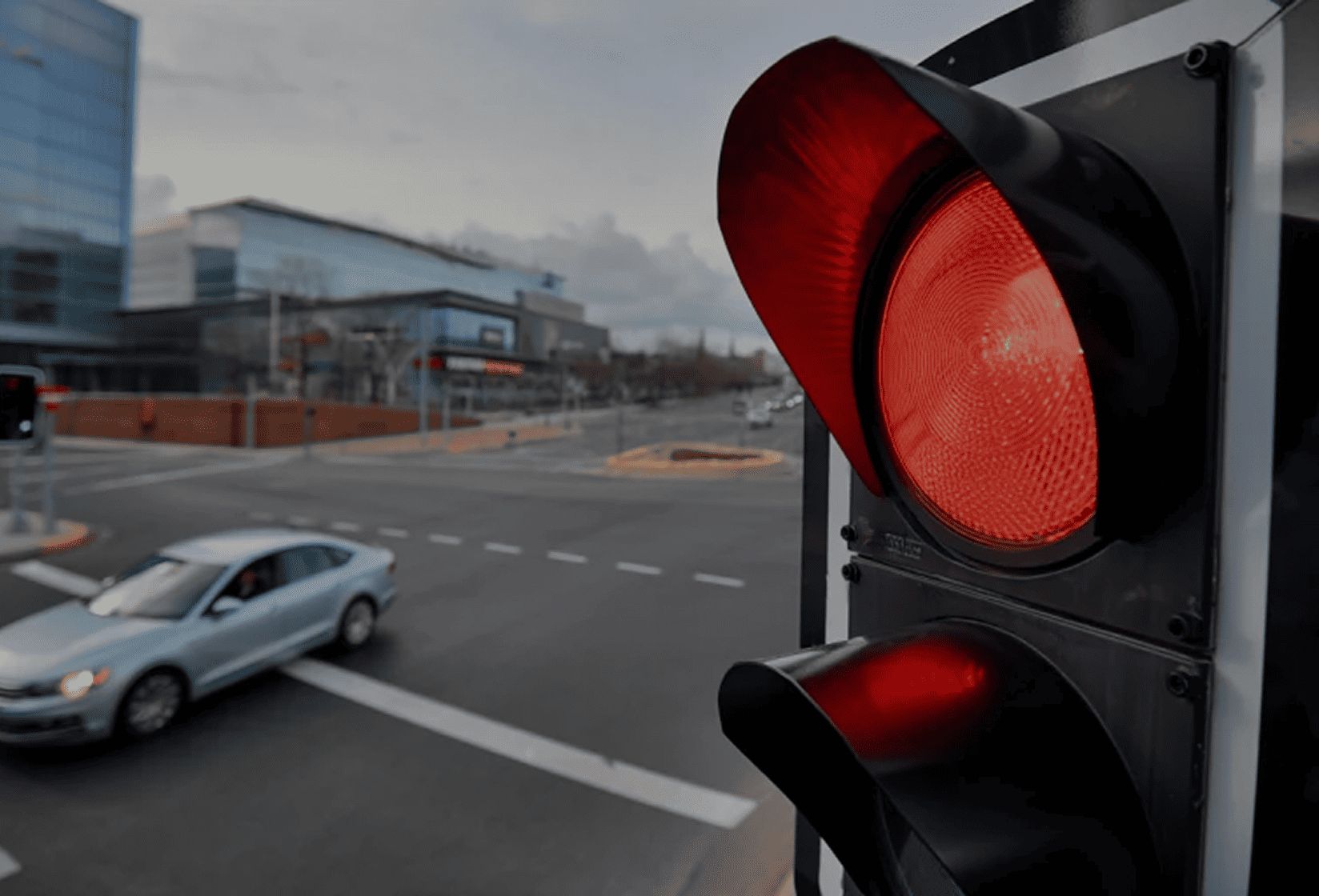 Running red
lights or stop signs